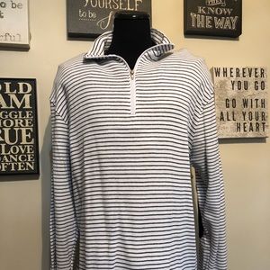 Lightweight thermal striped shirt